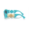 VERSACE Damen Cat-Eye-Sonnenbrille VE4425U543987 Havana/Dunkelgrau 54mm