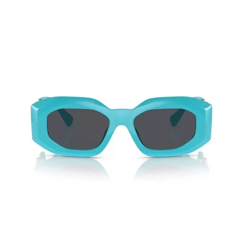 VERSACE Damen Cat-Eye-Sonnenbrille VE4425U543987 Havana/Dunkelgrau 54mm