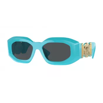 VERSACE Damen Cat-Eye-Sonnenbrille VE4425U543987 Havana/Dunkelgrau 54mm