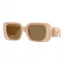 VERSACE Damen Cat-Eye-Sonnenbrille VE4473U548973 Havana Grau Verlauf 54mm