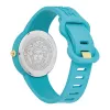 Versace Damen V-Motif Swiss Quartz Uhr VE6G00423 (39mm) Schwarzes Zifferblatt Lederarmband