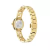 Versace Damenuhr VE7A00323 28mm Schweizer Quarz Uhr mit weißem Zifferblatt und schwarzem Lederarmband