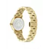 VERSACE Damenuhr VE7F00623 Swiss Quarz 35mm schwarzes Zifferblatt Lederarmband