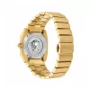 VERSACE Damenuhr VE8F00424 Quarz, 44mm schwarzes Zifferblatt mit Lederarmband