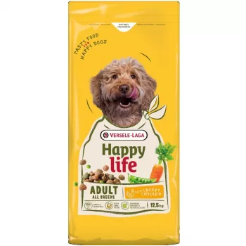 VERSELE-LAGA HappyLife Trockenfutter mit Huhn für ausgewachsene Hunde 12,5 kg