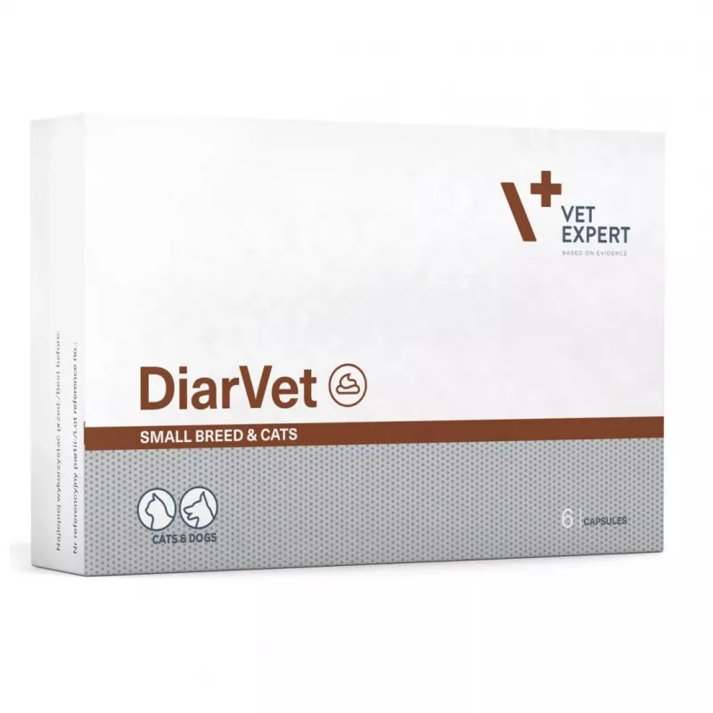 VetExpert Diarvet Small Breed and Cats 6 Kapseln