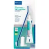 VIB Virbac C.E.T. Enzymatic Dental Care Kit für Hunde & Katzen – 3-teiliges Set mit Geflügel-Zahnpasta, Doppelkopf-Zahnbürste und Fingerbürste