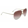Victoria Beckham VB203S-712 Damen-Sonnenbrille Goldener Rahmen Braune Verlaufsgläser 62 mm