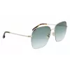 Victoria Beckham VB214SA-700 Damen-Sonnenbrille - Havanna-Acetatrahmen, braune Verlaufsgläser, 61 mm