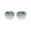 Victoria Beckham VB214SA-700 Damen-Sonnenbrille - Havanna-Acetatrahmen, braune Verlaufsgläser, 61 mm