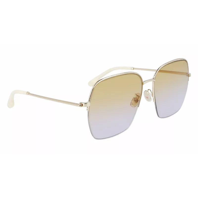 Victoria Beckham VB214SA-723 Damen-Sonnenbrille Havana Braun Acetat 61mm