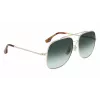 Victoria Beckham VB215S-700 Damen-Sonnenbrille - Goldener Rahmen, braune Verlaufsgläser, 59 mm