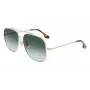 Victoria Beckham VB215S-700 Damen-Sonnenbrille - Goldener Rahmen, braune Verlaufsgläser, 59 mm