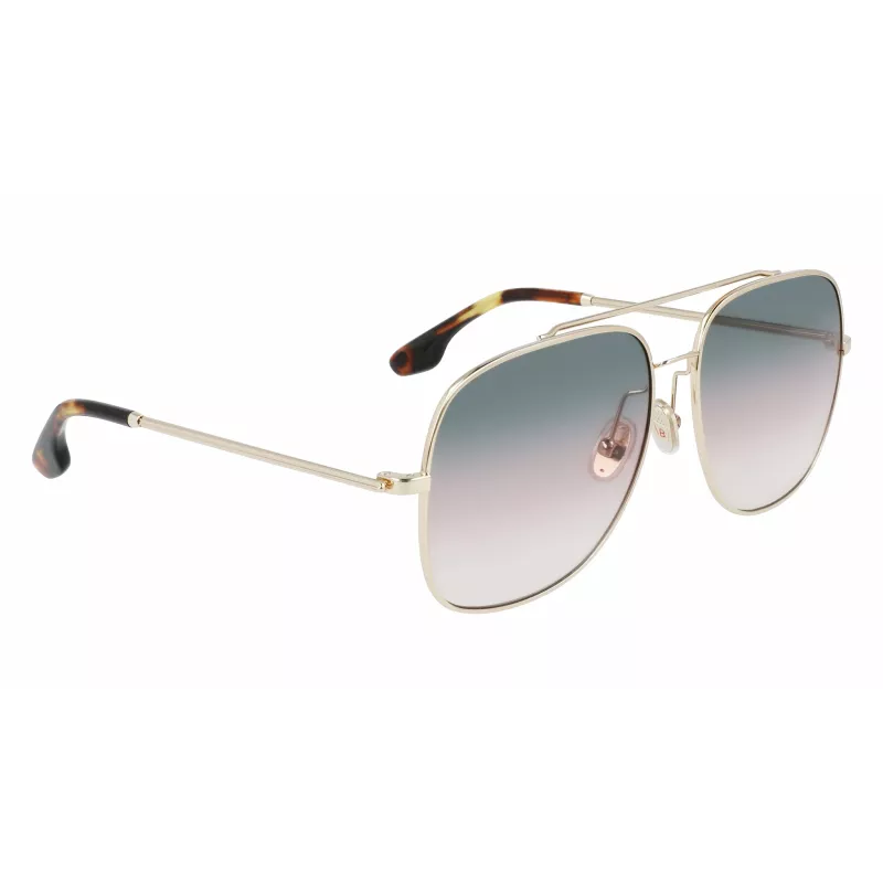 Victoria Beckham VB215S-756 Damen eckige Acetat-Sonnenbrille Havana 59mm