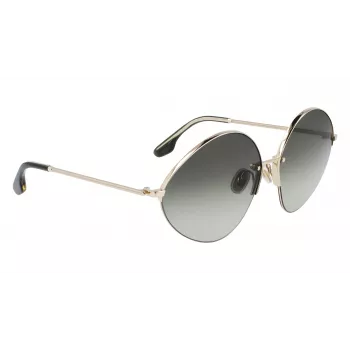 Victoria Beckham VB220S-713 Damen-Sonnenbrille Gold Braun Verlauf Schmetterling