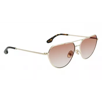 Victoria Beckham VB221S-725 Damen-Sonnenbrille Havana Acetat Braun Verlauf 60mm