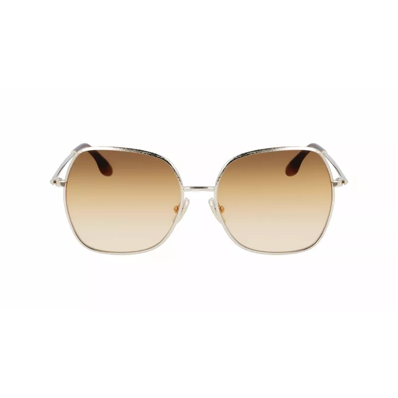 Victoria Beckham VB223S-708 Damen-Sonnenbrille - Havanna-Acetatrahmen, braune Polycarbonatgläser, 56 mm