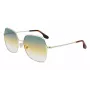 Victoria Beckham VB223S-727 Damen-Sonnenbrille Havanna Acetat eckiger Rahmen braun verlaufende Gläser 56mm