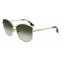 Victoria Beckham VB225S-700 Damen-Sonnenbrille Gold Metall Braun Verlauf Pilot