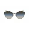 Victoria Beckham VB225S-734 Damen übergroße eckige Sonnenbrille - Havanna-Acetatrahmen mit braunen Gradientengläsern - 59 mm