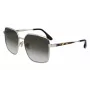 Victoria Beckham VB234S-700 Damen übergroße eckige Sonnenbrille Goldrahmen braune Gläser 59mm