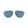 Victoria Beckham VB242S6114720 Damen eckige Sonnenbrille Braun Gold Gestell Braun Verlaufsglas 61/14/140 mm