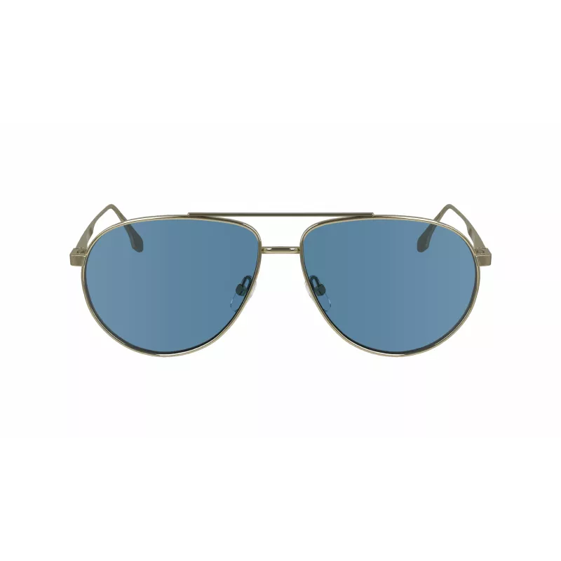 Victoria Beckham VB242S6114720 Damen eckige Sonnenbrille Braun Gold Gestell Braun Verlaufsglas 61/14/140 mm