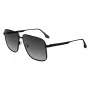 Victoria Beckham VB243S Damensonnenbrille, glänzender schwarzer Rahmen, graue Gläser, 57/13/140 mm