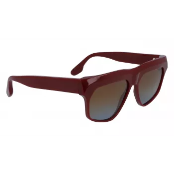 Victoria Beckham VB603S-604 Damen-Sonnenbrille - Quadratischer übergroßer Acetatrahmen 56/15/145 mm