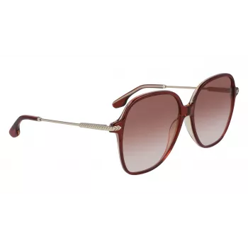 Victoria Beckham VB613S-607 Damen Cat-Eye-Sonnenbrille - Havana/Brown Gradient 59mm