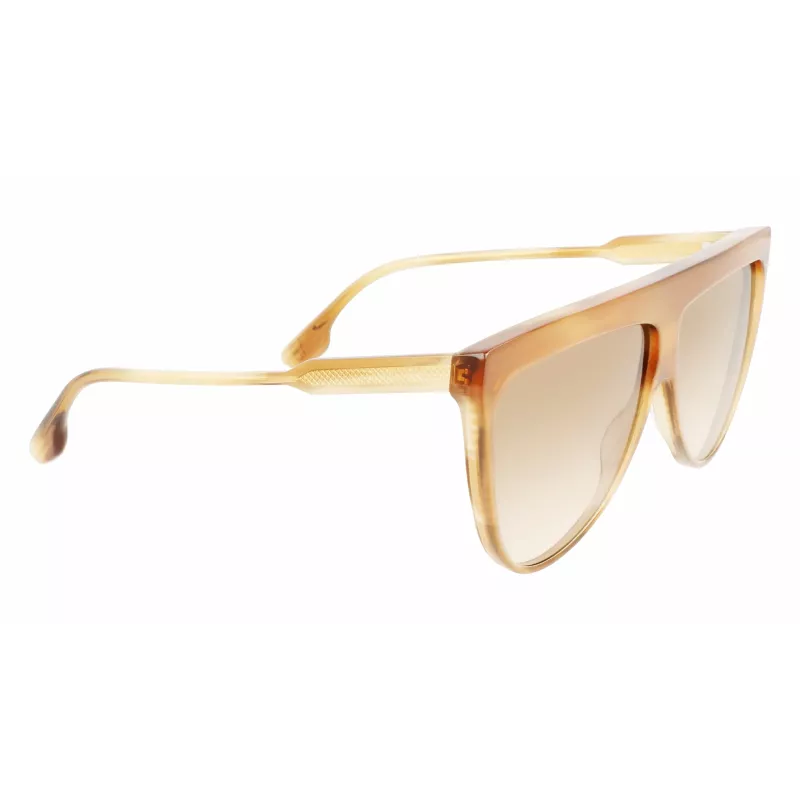 Victoria Beckham VB619S6509774 Damen Aviator Sonnenbrille Gold Rahmen Braun Verlauf Gläser 65mm