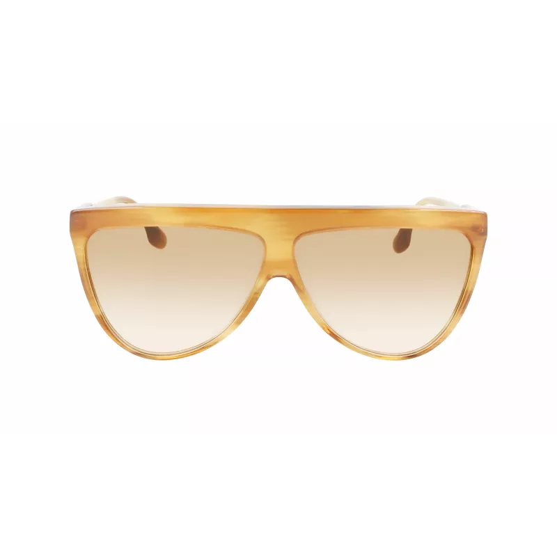 Victoria Beckham VB619S6509774 Damen Aviator Sonnenbrille Gold Rahmen Braun Verlauf Gläser 65mm