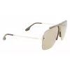 Victoria Beckham VB627S-207 Damen Katzenaugen-Sonnenbrille Havana Braun Verlauf 64mm