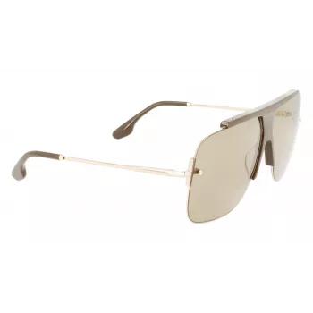Victoria Beckham VB627S-207 Damen Katzenaugen-Sonnenbrille Havana Braun Verlauf 64mm