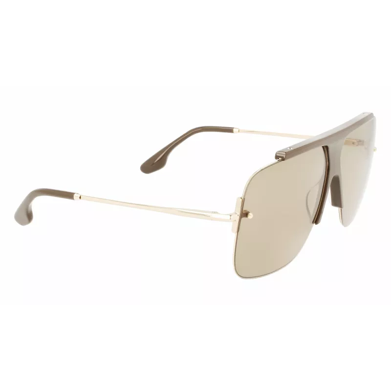 Victoria Beckham VB627S-207 Damen Katzenaugen-Sonnenbrille Havana Braun Verlauf 64mm