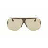 Victoria Beckham VB627S-207 Damen Katzenaugen-Sonnenbrille Havana Braun Verlauf 64mm