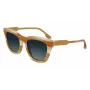 Victoria Beckham VB630S-774 Damen eckige Acetat-Sonnenbrille Havana Braun Verlauf 53mm