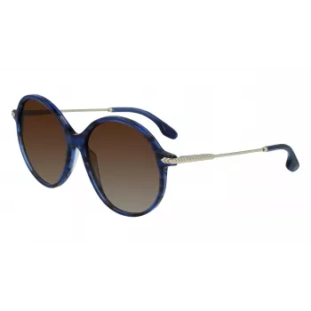 Victoria Beckham VB632S-419 Damen-Sonnenbrille Havana Blue Gradient 58mm