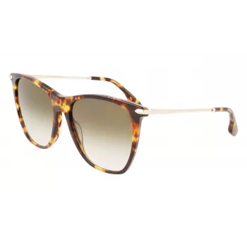 Victoria Beckham VB636S-221 Damen-Sonnenbrille Havana Braun 58mm