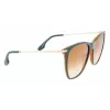 Victoria Beckham VB636S-342 Damen-Sonnenbrille - Havanna-Schildpattrahmen, braune Verlaufsgläser, 58 mm