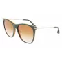Victoria Beckham VB636S-342 Damen-Sonnenbrille - Havanna-Schildpattrahmen, braune Verlaufsgläser, 58 mm