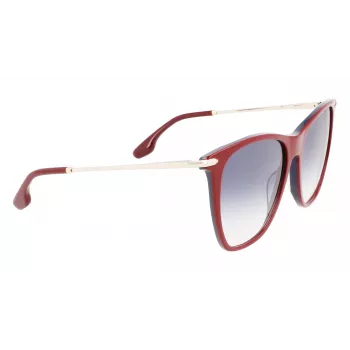 Victoria Beckham VB636S-619 Damen-Sonnenbrille Havanna Acetat braune Gläser 58mm