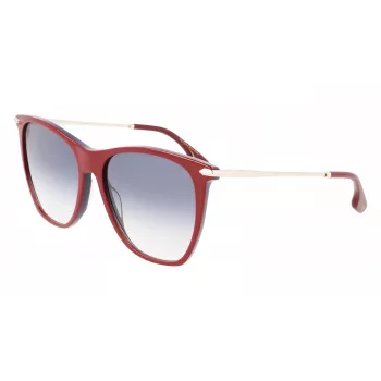Victoria Beckham VB636S-619 Damen-Sonnenbrille Havanna Acetat braune Gläser 58mm