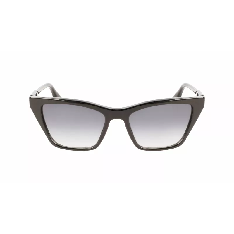 Victoria Beckham VB638S-001 Damen eckige Sonnenbrille Schwarz/Grau 55/17/140 mm