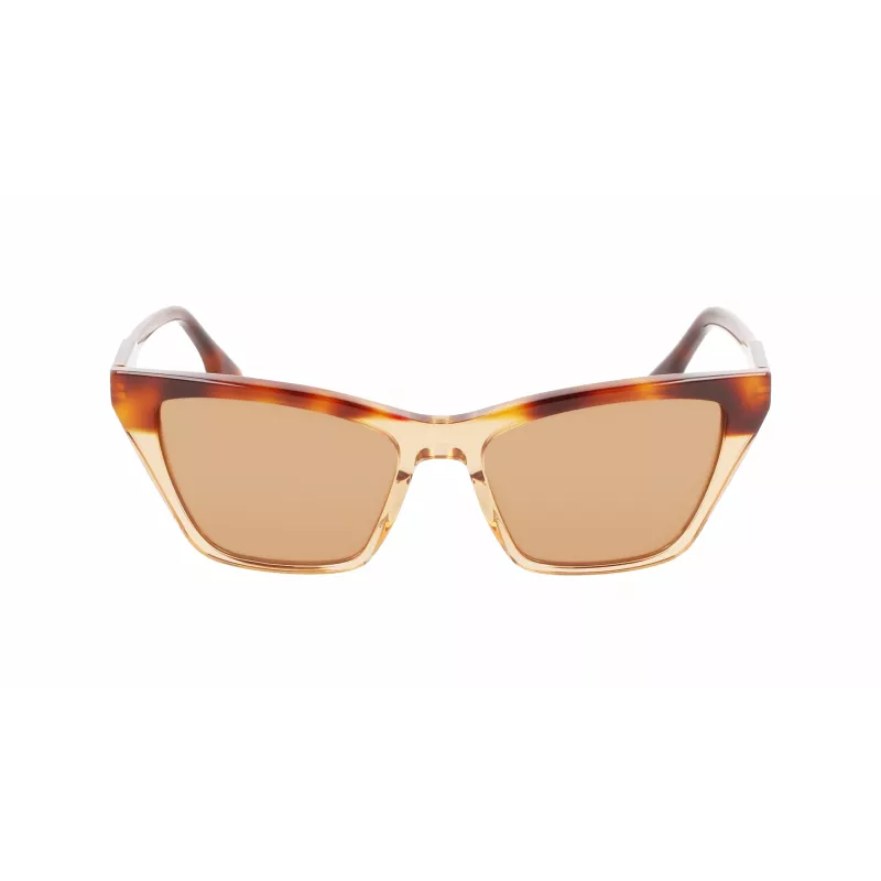Victoria Beckham VB638S-218 Damen-Sonnenbrille Havana Braun Verlauf 55mm