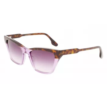 Victoria Beckham VB638S-223 Damen-Sonnenbrille Havana Braun Verlauf