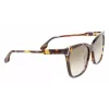 Victoria Beckham VB640S-418 Butterfly Sonnenbrille Blau Verlauf