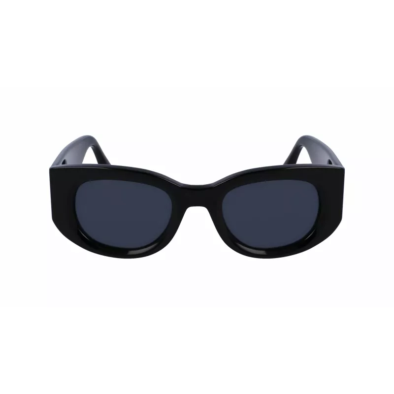 Victoria Beckham VB654S5022001 Damen-Sonnenbrille - Schwarzer Rahmen, graue Gläser, 50 mm