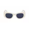 Victoria Beckham VB654S5022103 Damen-Sonnenbrille - Schwarzer Acetat-Rahmen, graue Polycarbonat-Gläser, 50 mm