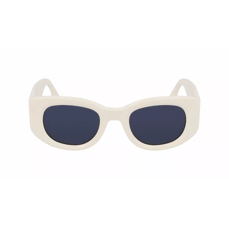 Victoria Beckham VB654S5022103 Damen-Sonnenbrille - Schwarzer Acetat-Rahmen, graue Polycarbonat-Gläser, 50 mm